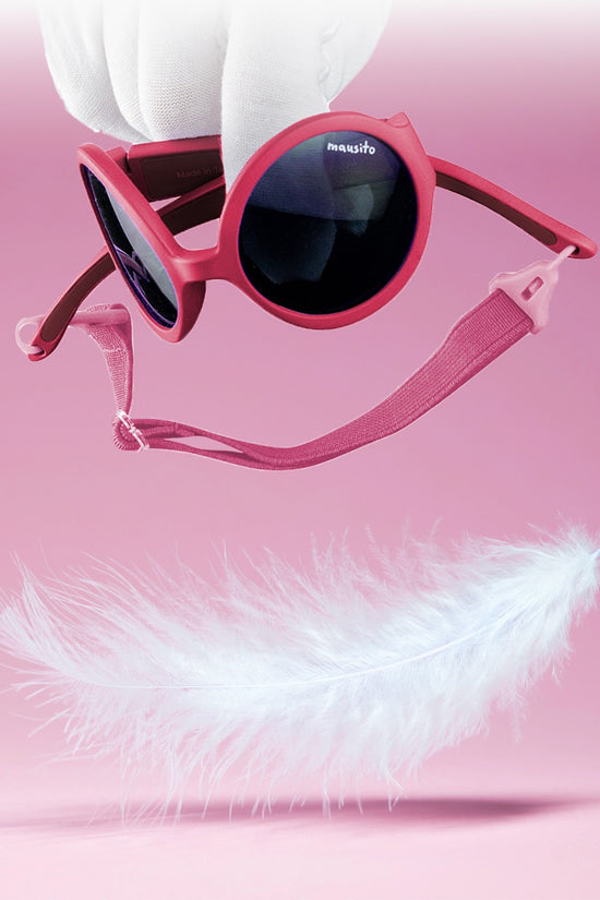 LENTES DE SOL PARA BEBÉS THE HIPPIE  6 A 24 MESES MAGENTA - MAUSITO