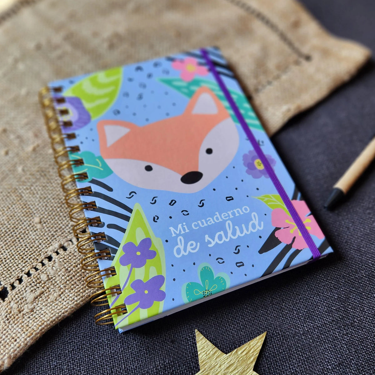 Agenda Pediátrica y Cuaderno de Salud Infantil Zorro A5 – Mundo de Papel
