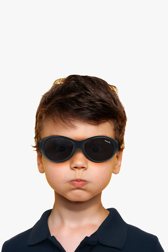 LENTES DE SOL PARA NIÑOS THE SURFER L 5 A 8 AÑOS  NEGRO/VERDE - MAUSITO