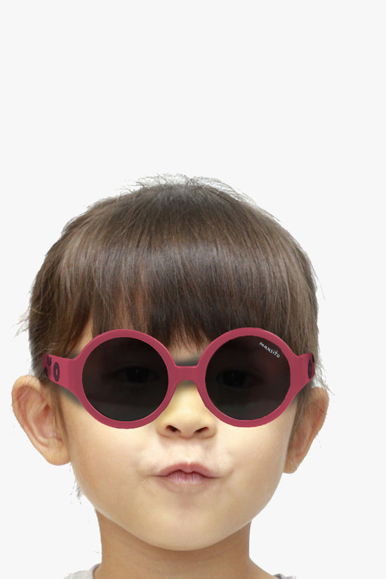 LENTES DE SOL PARA BEBÉS THE HIPPIE  6 A 24 MESES MAGENTA - MAUSITO