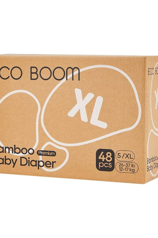 Pañales de Bambú Eco Boom Caja XL (Amazon) 48 Unidades