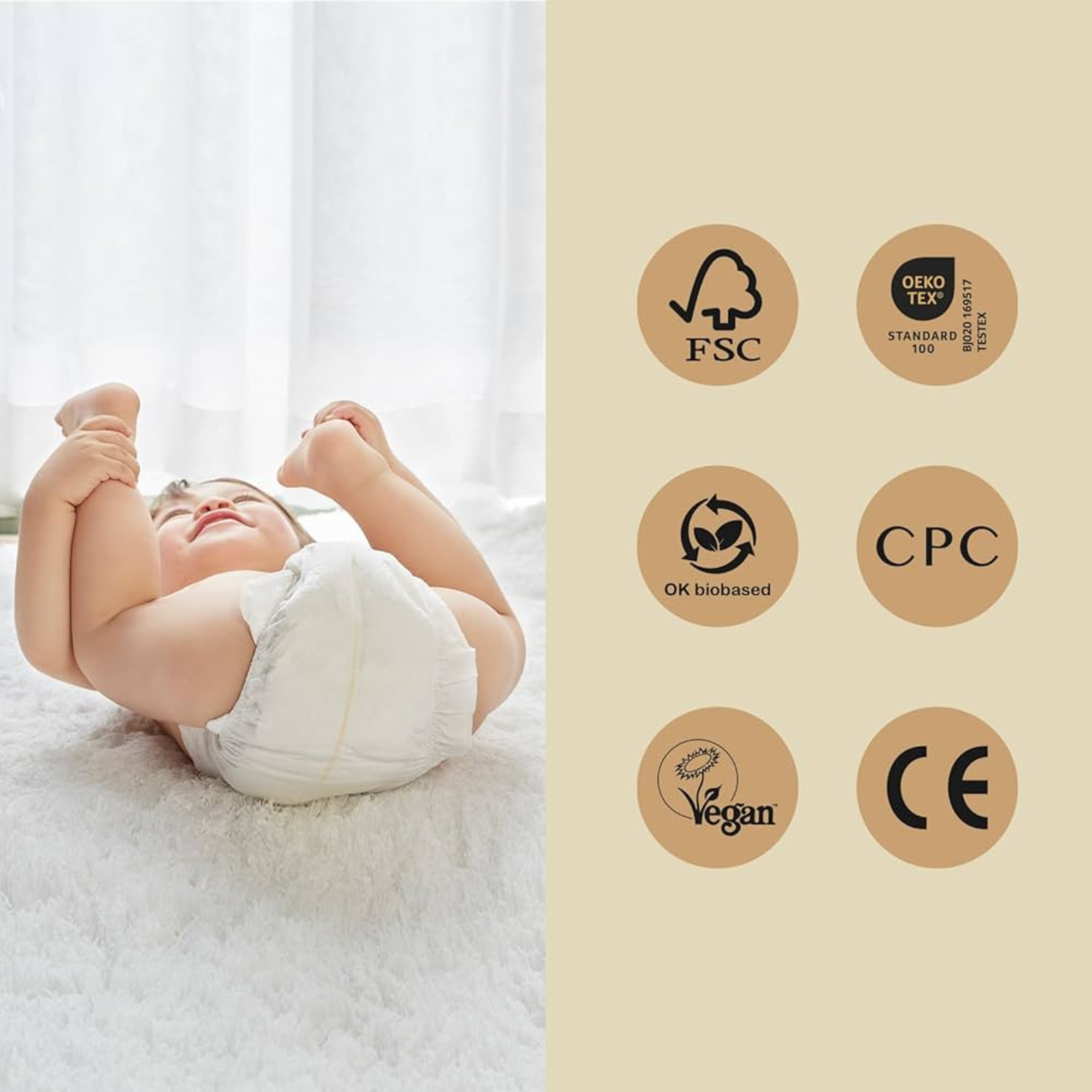 Pañales de Bambú Eco Boom Caja XL (Amazon) 48 Unidades