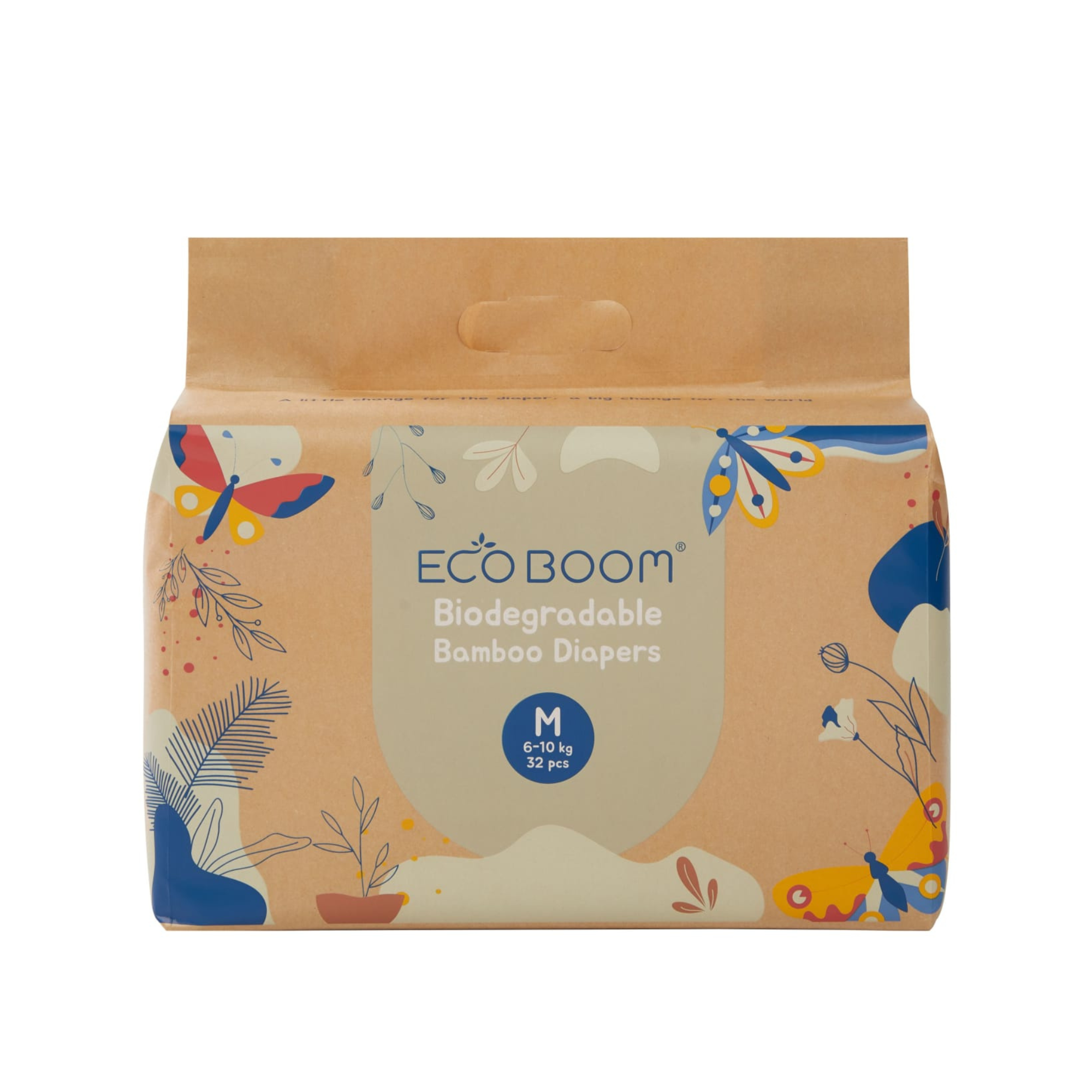 Pañales de Bambú Eco Boom Joy Talla M (6-10kg) 32 unds