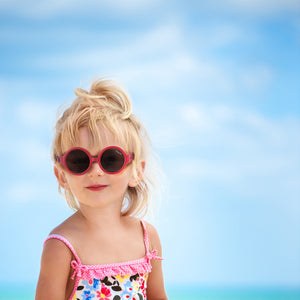 LENTES DE SOL PARA BEBÉS THE HIPPIE  6 A 24 MESES MAGENTA - MAUSITO