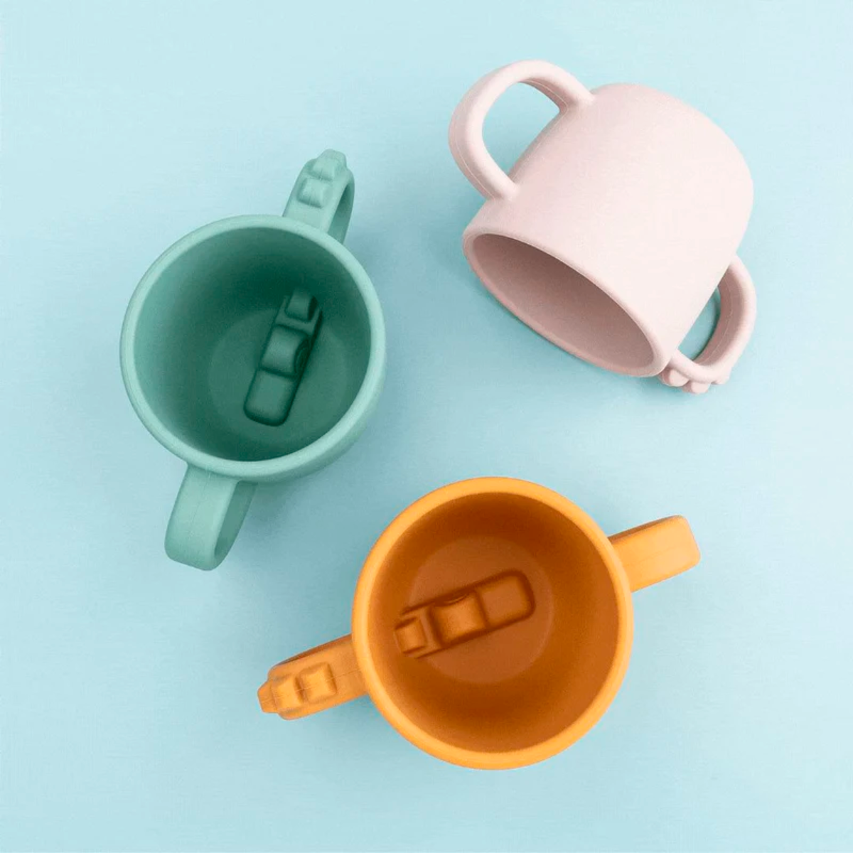 TAZA CON 2 ASAS PEEKABOO CROCO ROSA - DONE BY DEER