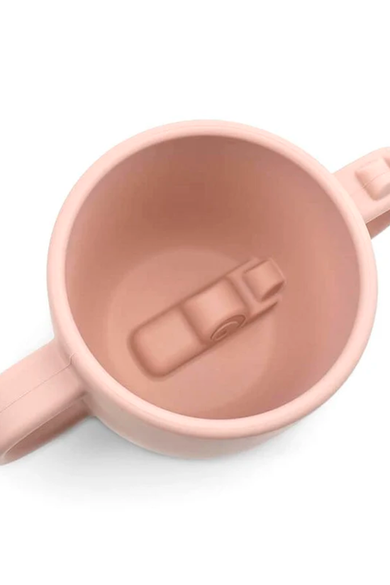 TAZA CON 2 ASAS PEEKABOO CROCO ROSA - DONE BY DEER