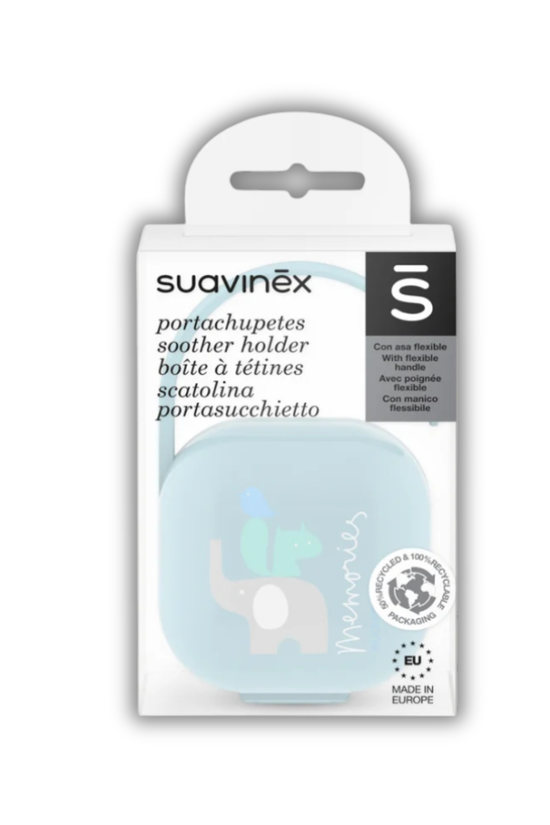Porta Chupete Dúo Suavinex Premium Bonhomía Verde