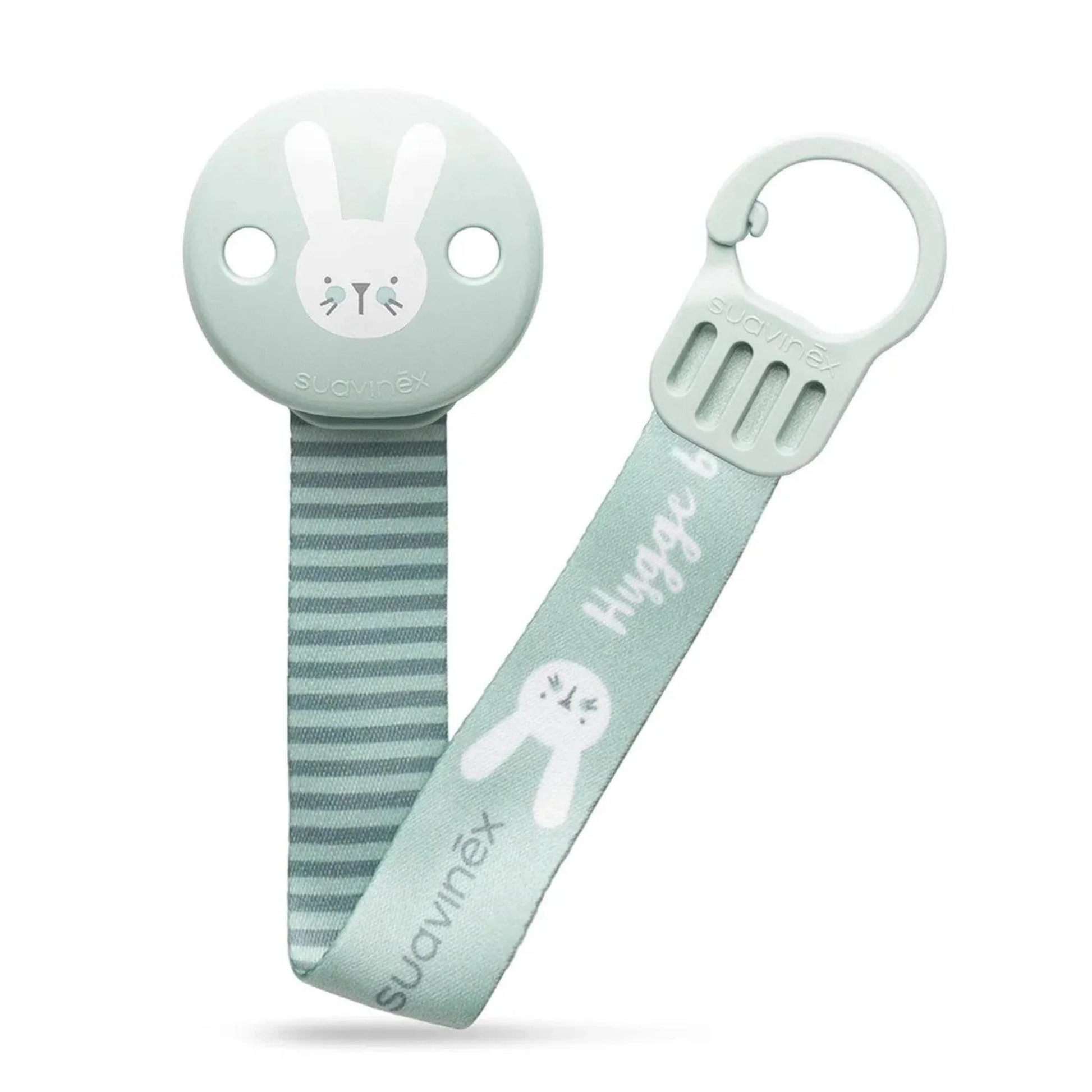 Porta Chupete Suavinex Hygge con Cinta y Broche de Pinza