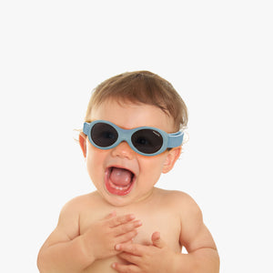 LENTES DE SOL PARA BEBÉS BABY SURFER  0 A 18 MESES AZUL PIEDRA - MAUSITO