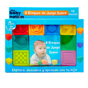 SET 8 BLOQUES SUAVES PRECIOS REGULAR THE BABY NATION