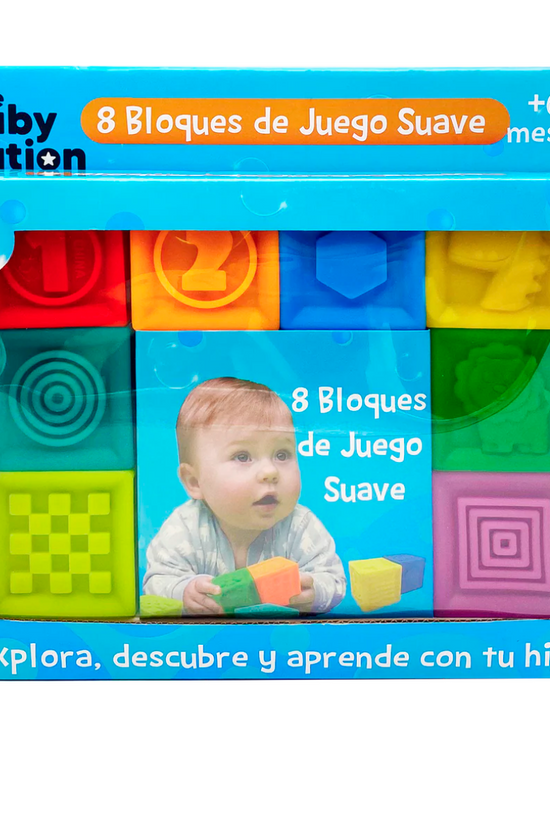 SET 8 BLOQUES SUAVES PRECIOS REGULAR THE BABY NATION