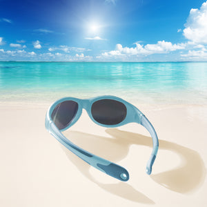 LENTES DE SOL PARA NIÑOS  THE SURFER 2 A 4 AÑOS TURQUESA - MAUSITO