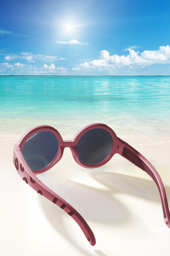 LENTES DE SOL PARA BEBÉS THE HIPPIE  6 A 24 MESES MAGENTA - MAUSITO