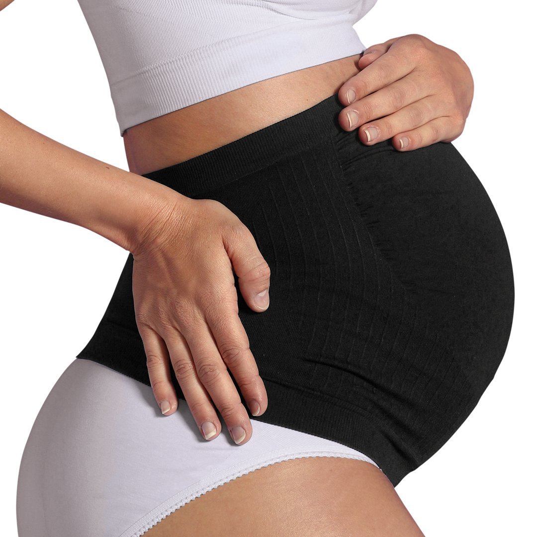 Faja de embarazo con soporte Color Negro