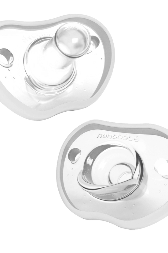 Chupete Nanobebé Flexy Blanco +3M Pack x2