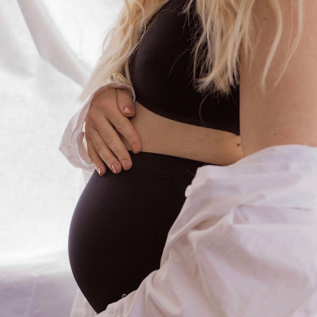 Calzón para Embarazadas Soporte Maternal Negro