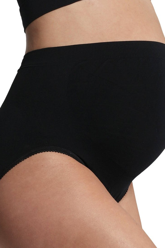 Calzón para Embarazadas Soporte Maternal Negro