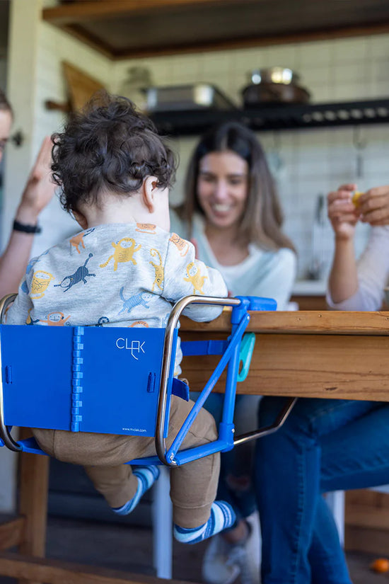 Silla de Comer Plegable Clak Color Azul