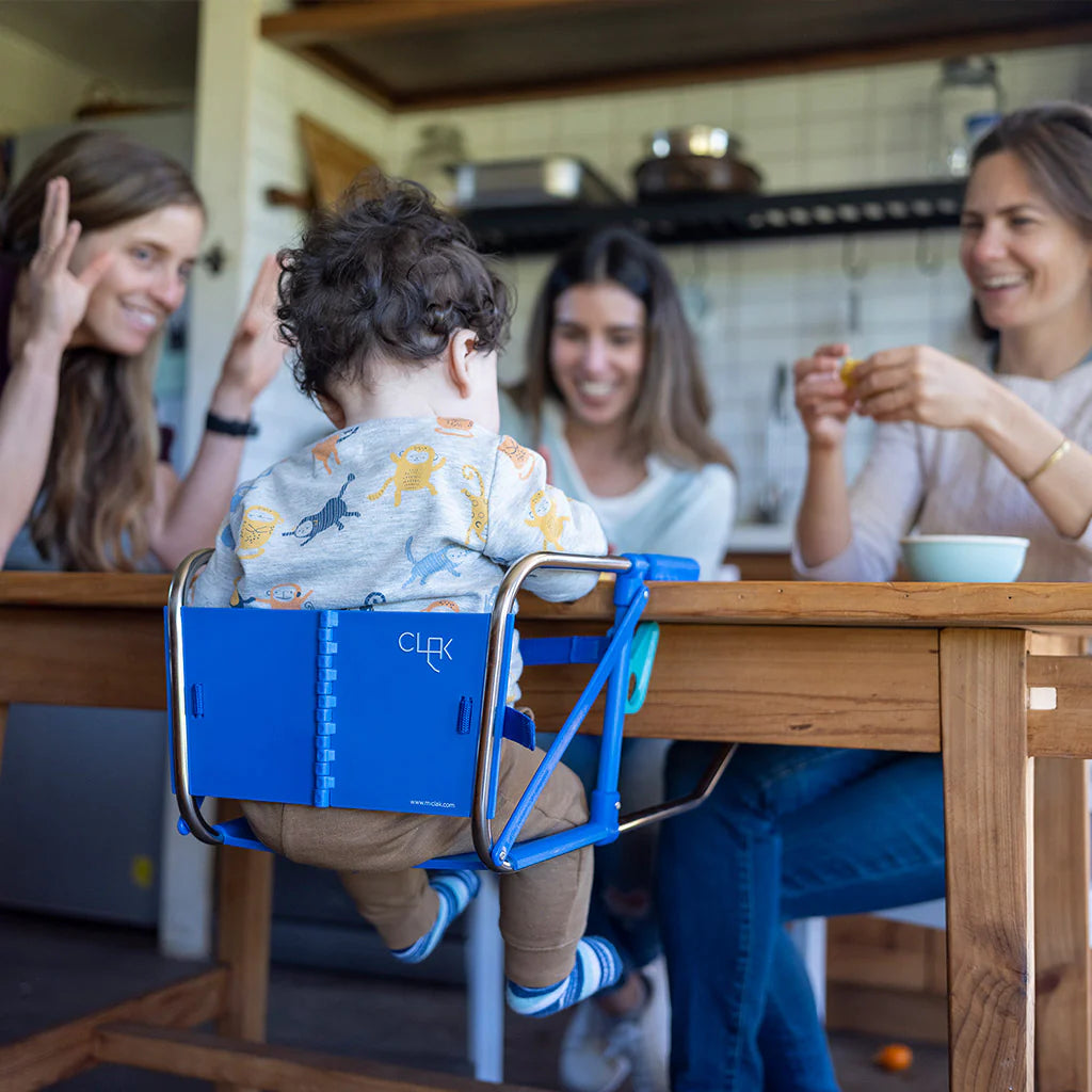 Silla de Comer Plegable Clak Color Azul
