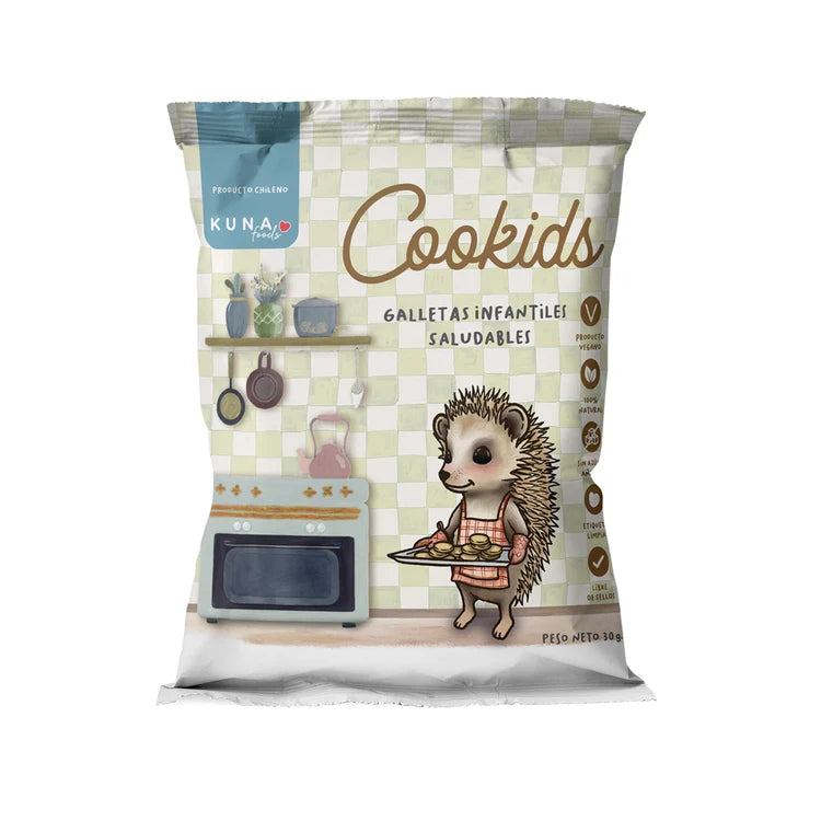 Galletas Cookids Kuna Foods 30 g +18 Meses