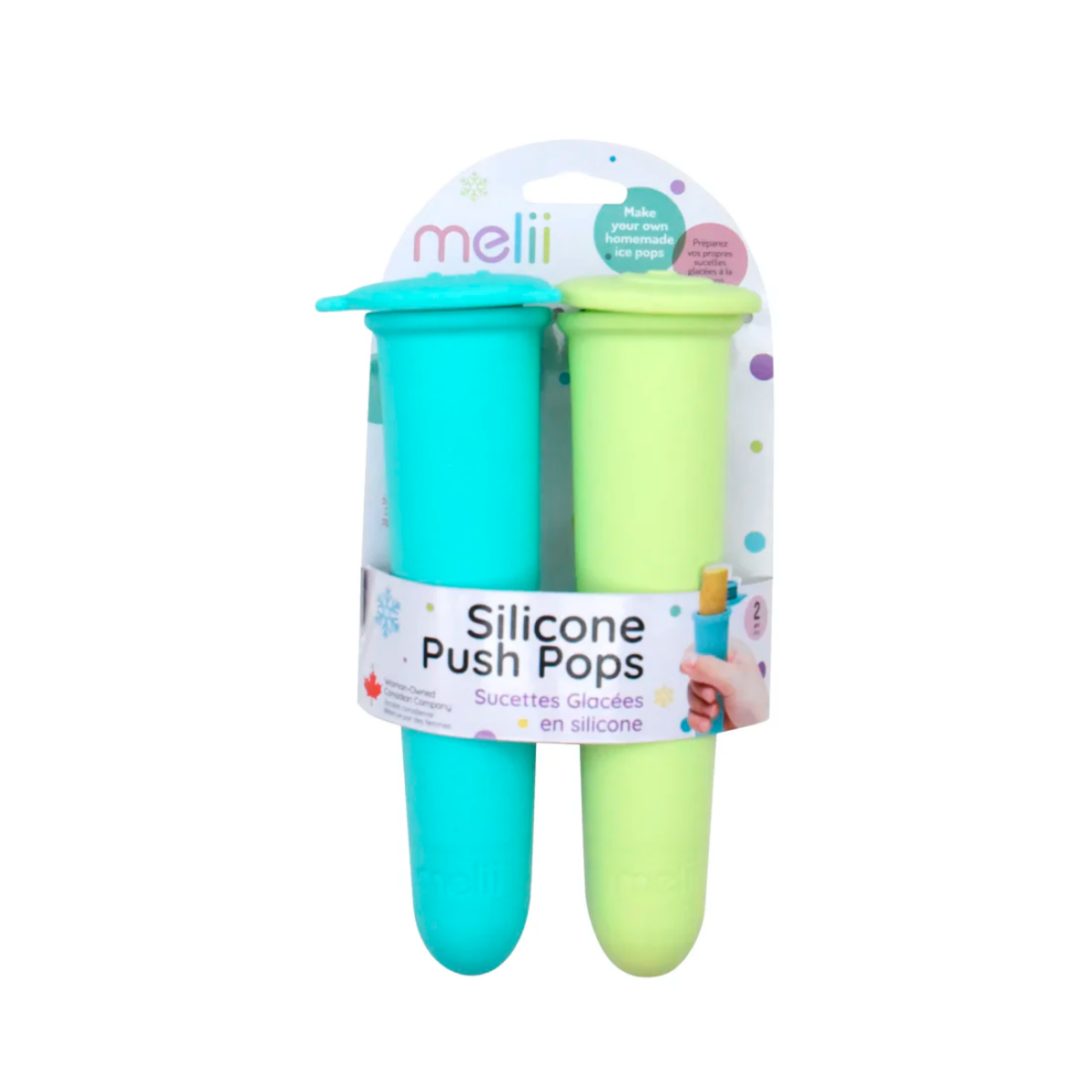 PACK 2 MOLDES HELADO PUSH UP TIBURON Y OSO MELII