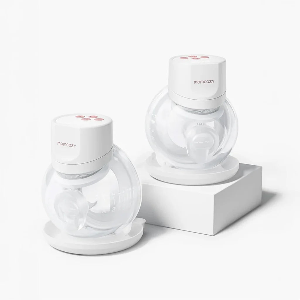 Extractor de Leche Eléctrico Doble Momcozy S12 Pro Manos Libres – Blanco