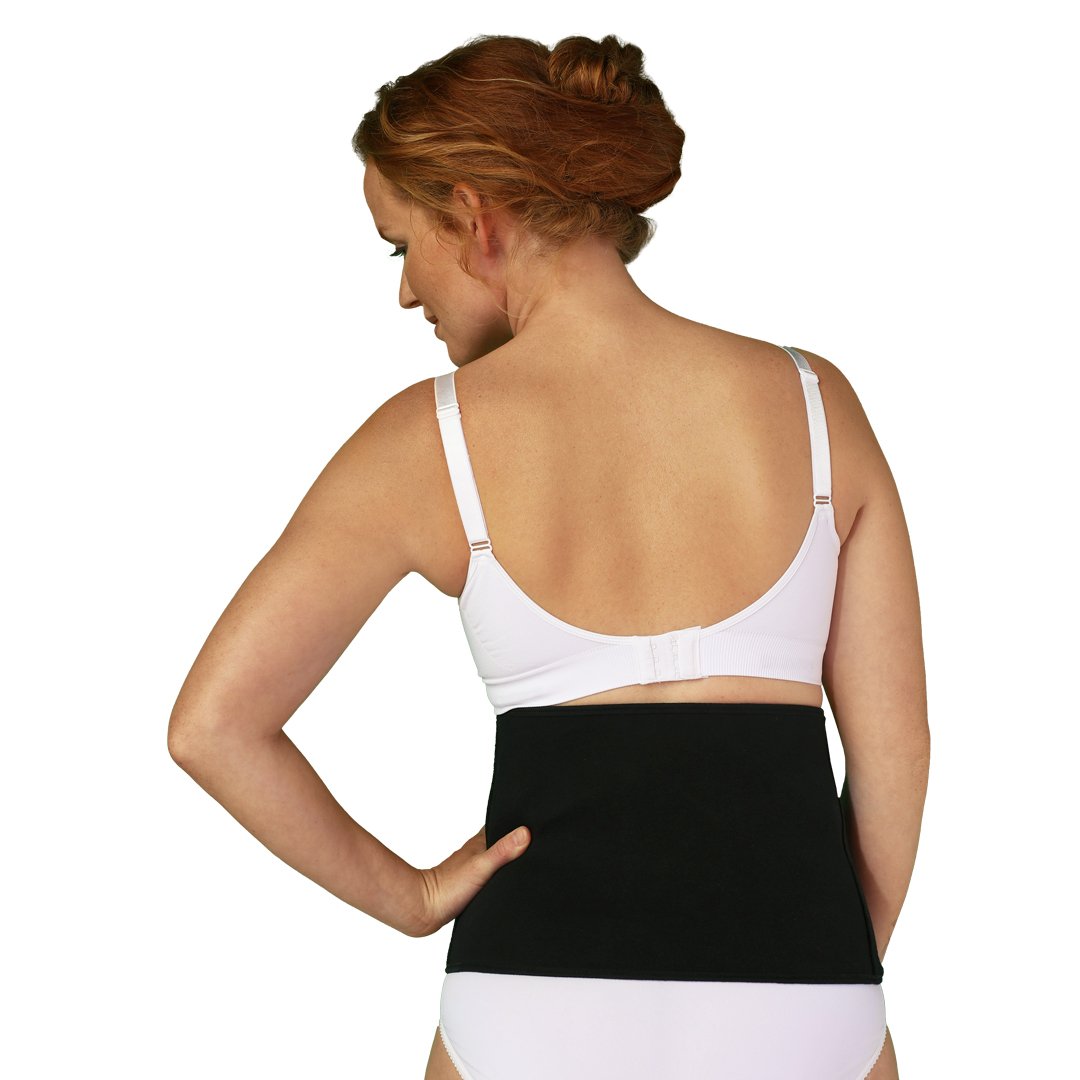 Faja Posparto Ajustable Algodón Orgánico Negro Carriwell