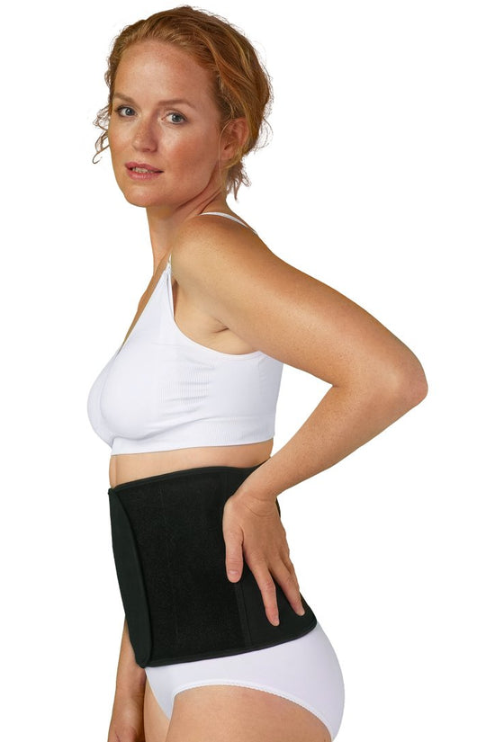 Faja Posparto Ajustable Algodón Orgánico Negro Carriwell
