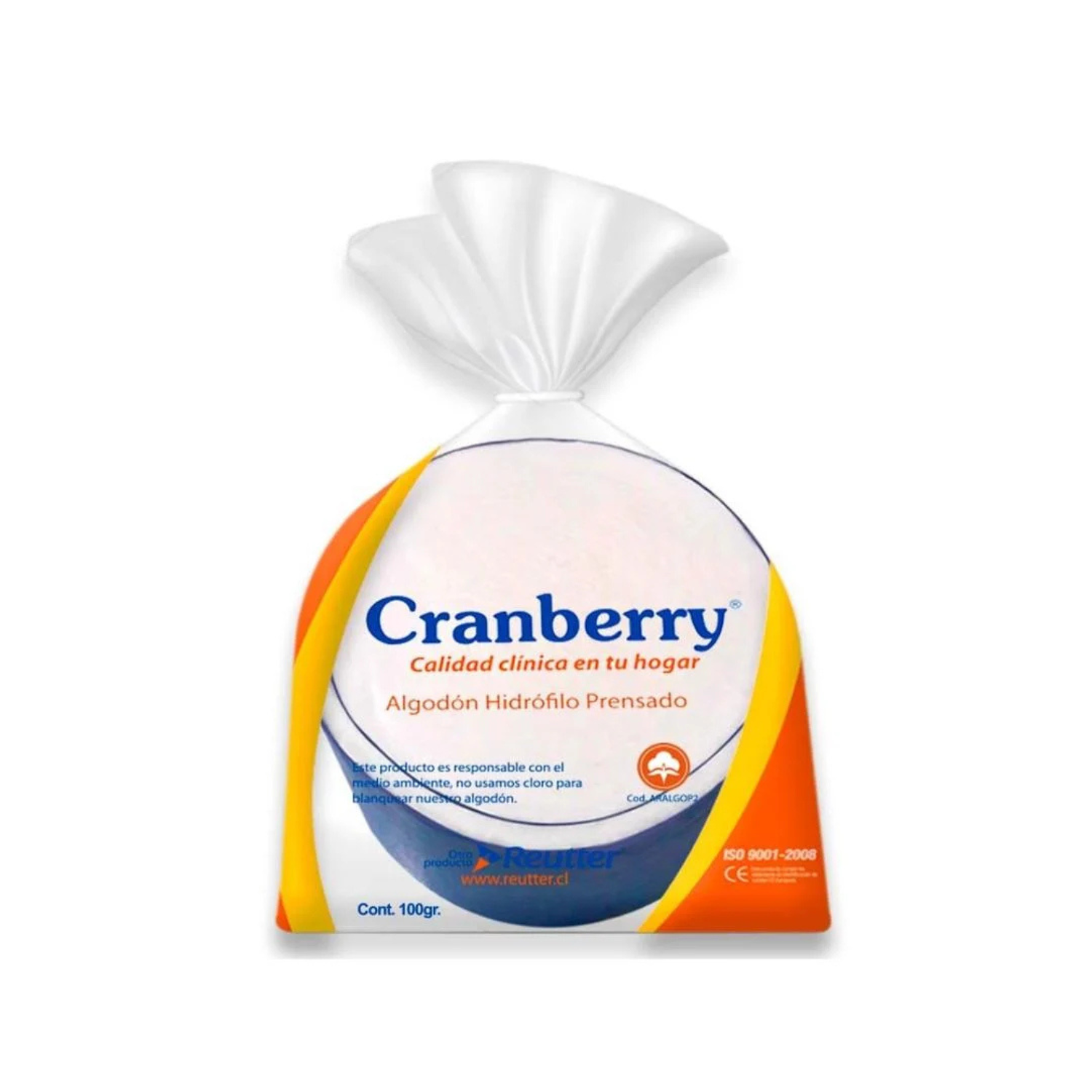 Algodon Prensado 100gr Cranberry