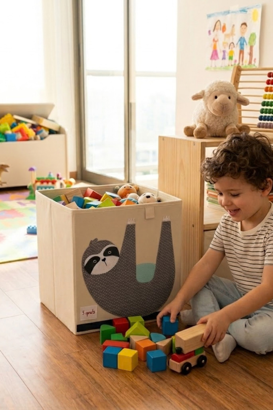 Caja de Juguetes 3 Sprouts Oso Perezoso
