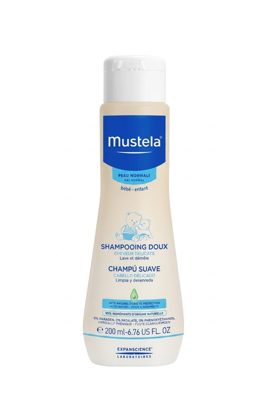 Shampoo Suave De Bebé Mustela 200 Ml