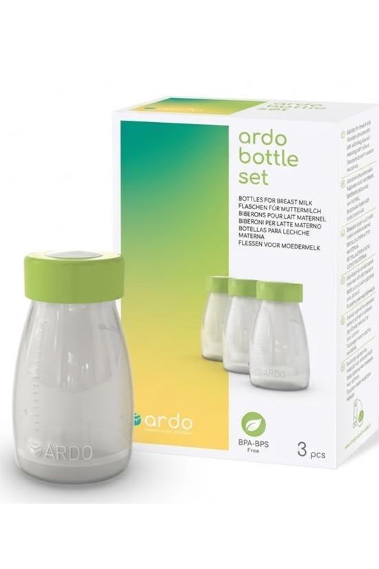 Botellas De Almacenamiento De Leche Ardo 150 Ml. 3 U.