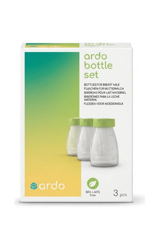 Botellas De Almacenamiento De Leche Ardo 150 Ml. 3 U.