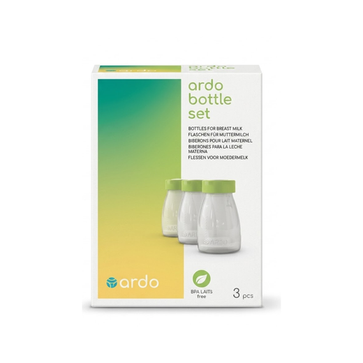 Botellas De Almacenamiento De Leche Ardo 150 Ml. 3 U.