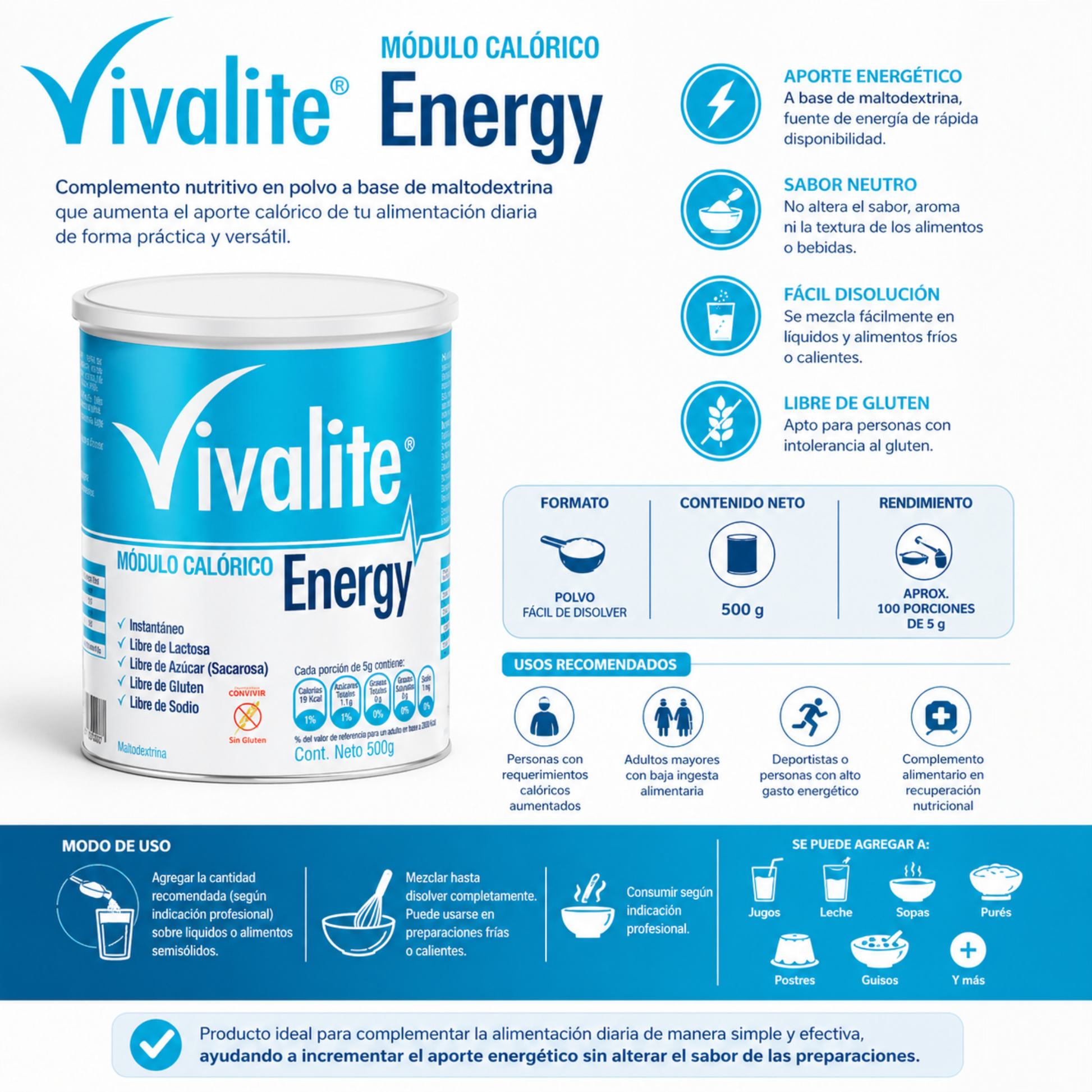 Vivalite Energy 500gr