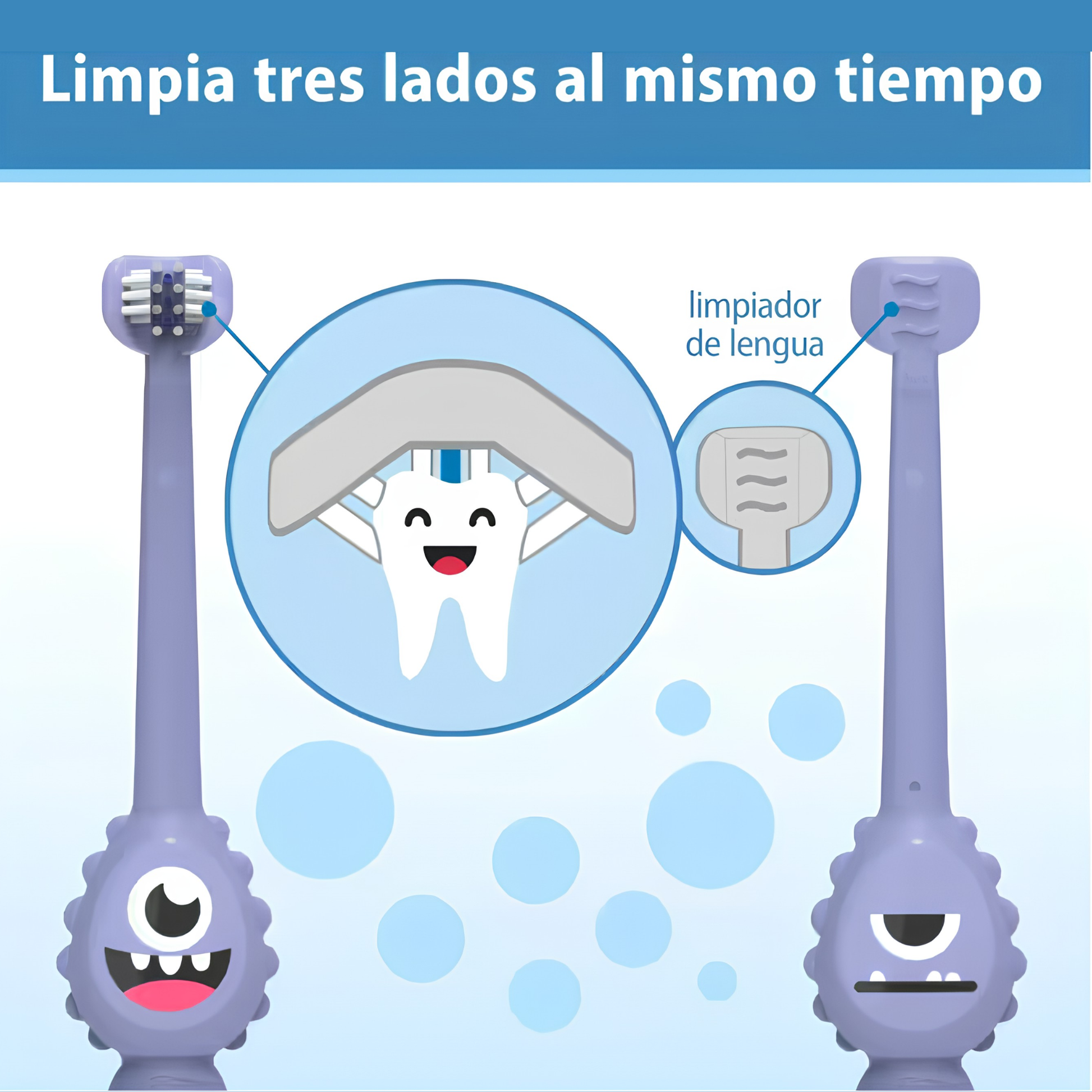 Cepillo Dental Infantil Monster Dr Brown's 1-4 años