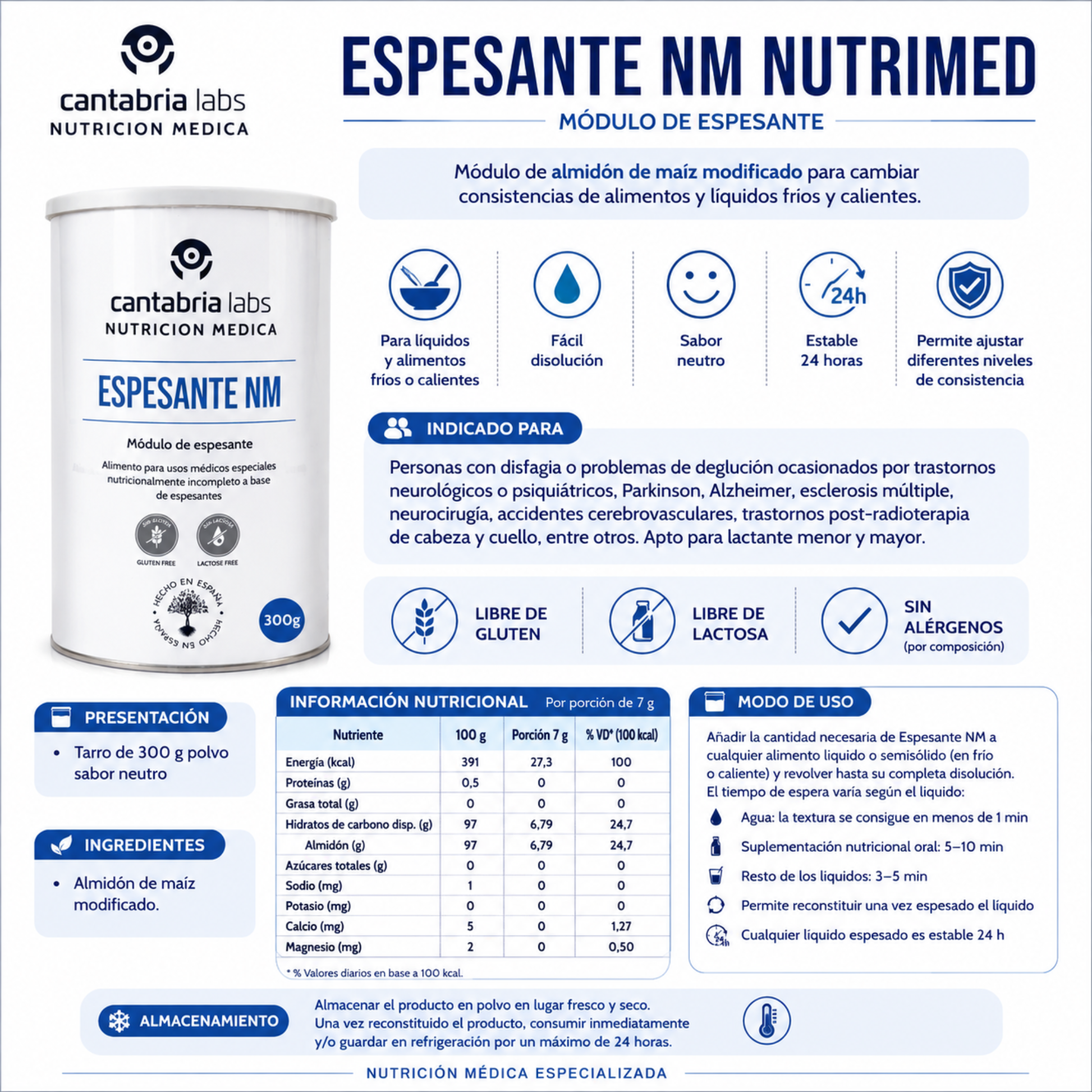 Cantabria Labs Espesante NM 300gr