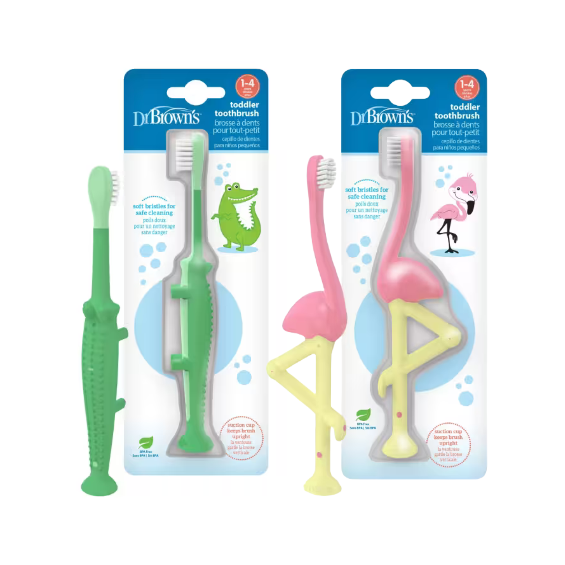 Cepillo Dental Infantil Animales Dr Brown's 1-4 años