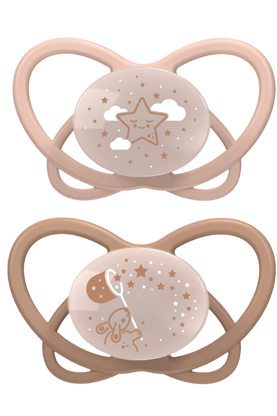 Chupete De Silicona My Butterfly Night NIP 0-6 Meses