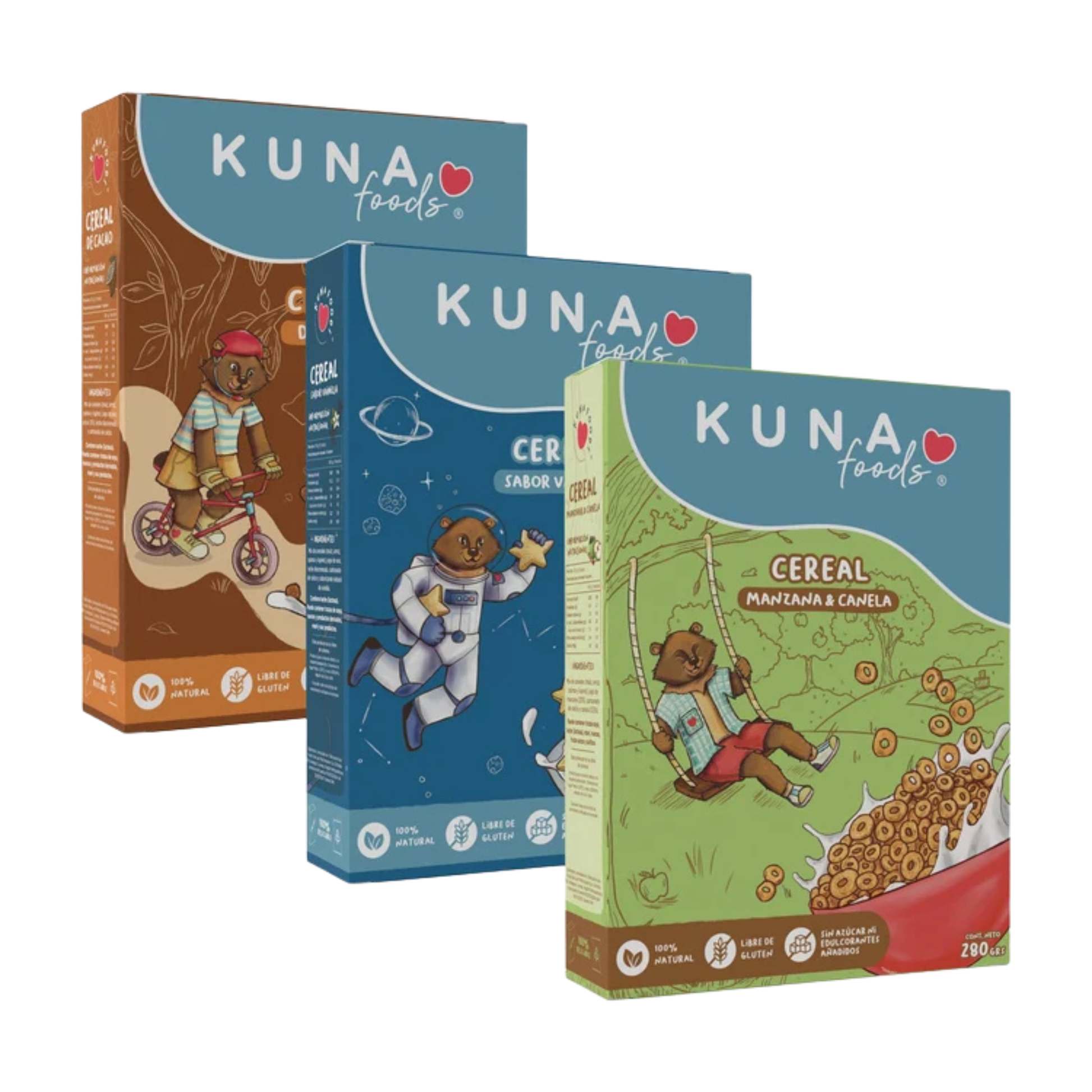Cereal 100% Natural Kuna Foods 280 g