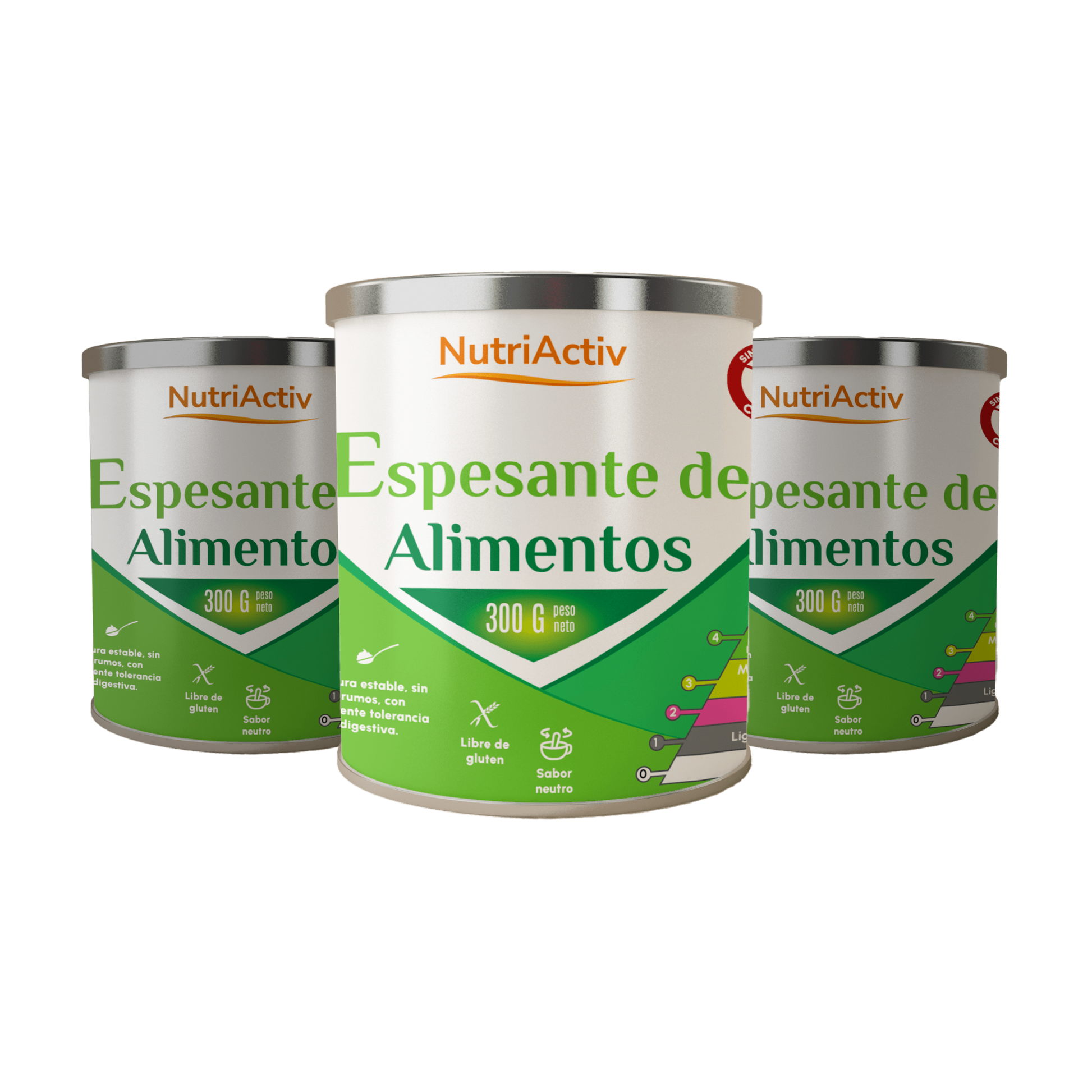 Pack 3 Espesante de Alimentos Nutri Activ 300 G