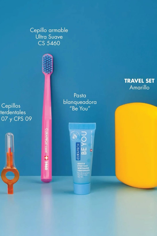 Kids Travel Set Curaprox (cepillo + pasta + interdental)