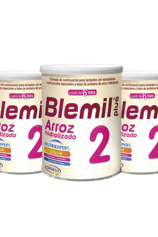 Pack De 3 Fórmula Hidrolizada De Arroz Blemil Etapa 2 400 Gr