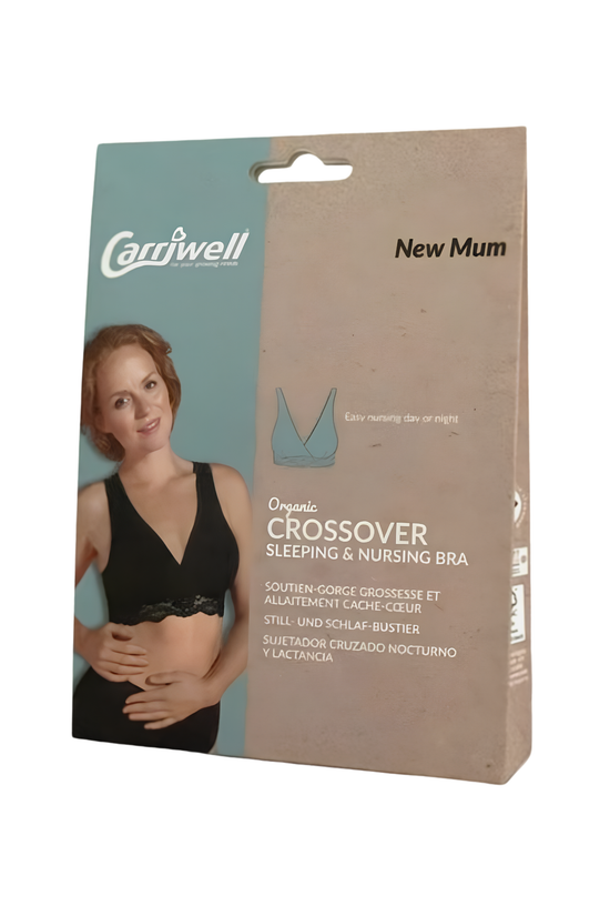 Sujetador Cruzado para Lactancia Negro Carriwell