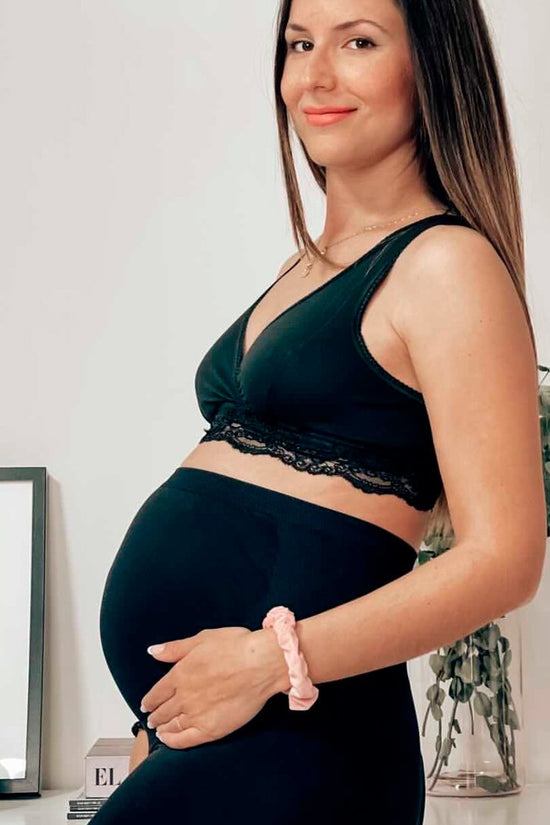 Leggins para embarazadas Soporte Maternal Carriwell Color Negro