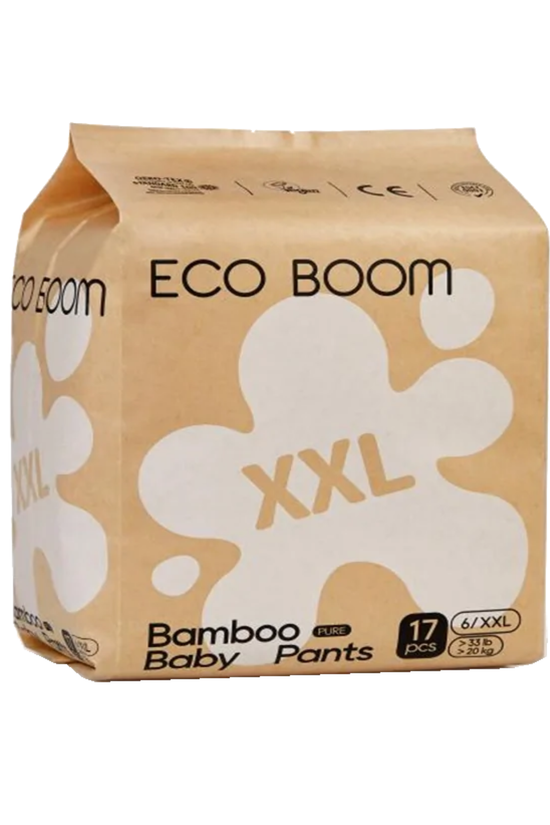 Pañal tipo Calzón Eco Boom Talla 6 xxl (+20kg) 17unds