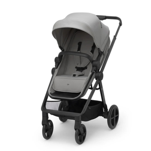 COCHE TRAVEL SYSTEM NEWLY  3 en 1 + BASE ISOFIX GRIS - KIRDERKRAFT