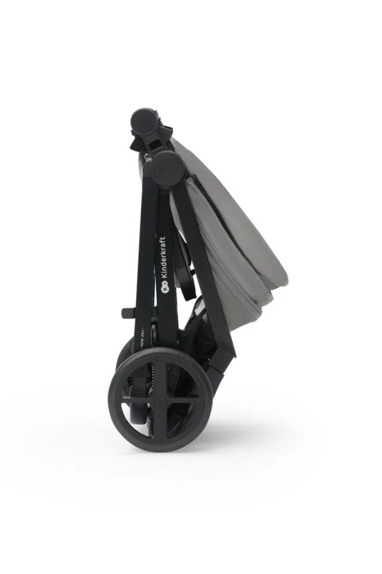 COCHE TRAVEL SYSTEM NEWLY  3 en 1 + BASE ISOFIX GRIS - KIRDERKRAFT