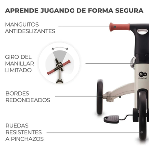 Triciclo Kinderkraft 4TRIKE 3 en 1 Silver Grey