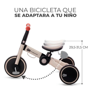 Triciclo Kinderkraft 4TRIKE 3 en 1 Silver Grey